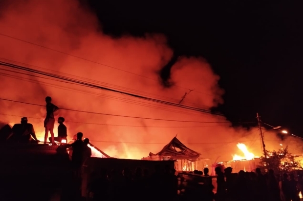 Kebakaran Hanguskan 50 Rumah di Tallo, BPBD Lakukan Asesmen dan Siapkan Bantuan Darurat