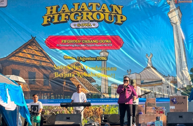 Asmo Sulsel Dukung Hajatan FIF di Gowa: Padukan Hiburan, CSR, & Layanan Honda
