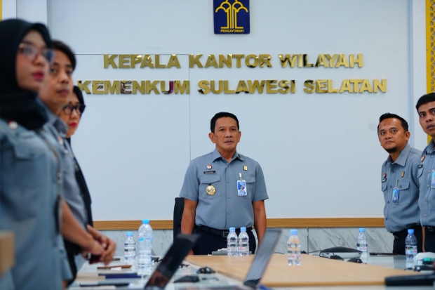 Kemenkum Sulsel Ikuti Penyerahan LHP BPK RI, Tegaskan Komitmen Tata Kelola Keuangan Akuntabel