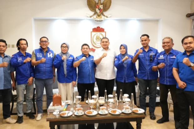 Perkuat Konsolidasi Eksternal, DPC Demokrat Makassar Kunjungi Jajaran Forkopimda