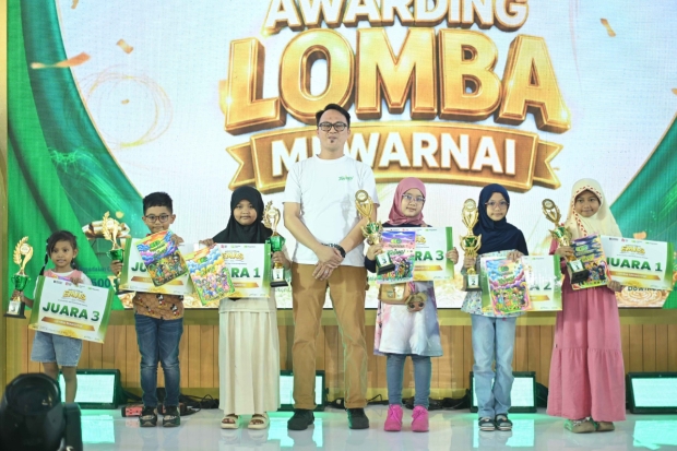 Pegadaian Sulselbara Maluku Ramaikan Hari Anak dengan Lomba Mewarnai