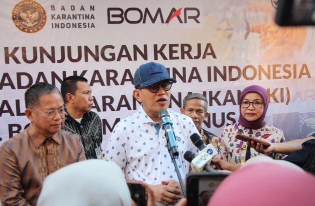 Kepala Barantin Tinjau PT Bomar, Pastikan Layanan Karantina Dukung Ekspor Udang