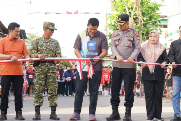 Kampung Bissampole Hidupkan Semangat Kemerdekaan Lewat Fun Run dan Gotong Royong