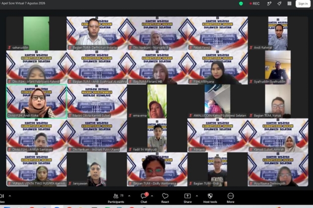 Kemenkum Sulsel Dorong Optimalisasi Penyerapan Anggaran Triwulan III