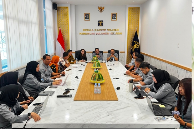 BPK RI Evaluasi Kinerja Pelayanan Kekayaan Intelektual di Kanwil Kemenkum Sulsel