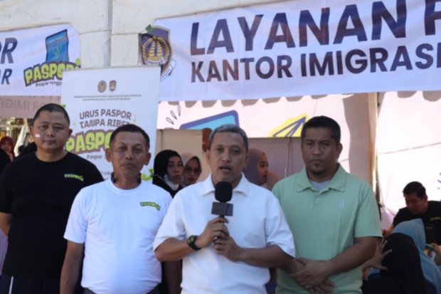 Pasporia Hadir di CFD Jeneponto, Imigrasi Makassar Layani 71 Pemohon Paspor
