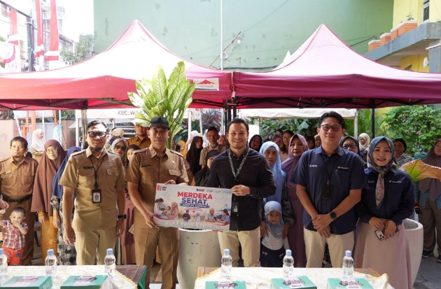 HUT RI ke-81, Pelindo Layani Kesehatan Gratis 200 Warga Kecamatan Wajo