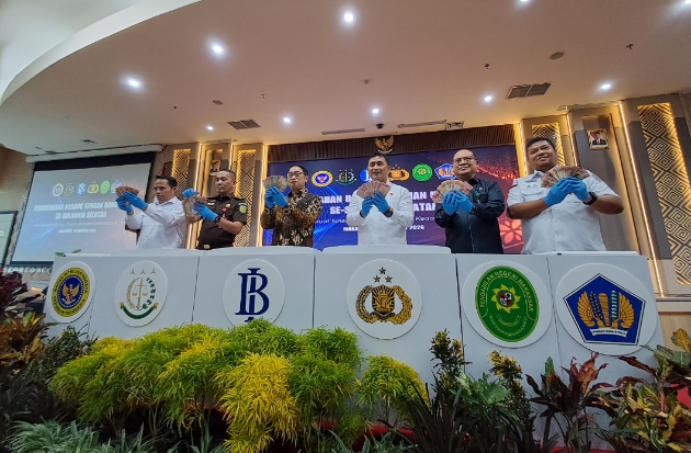 Sinergi BI & Botasupal Musnahkan 4.144 Lembar Uang Rupiah Palsu di Sulsel