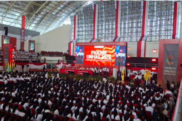 Unhas Sambut 10.041 Mahasiswa Baru, Didorong Selesai Tepat Waktu