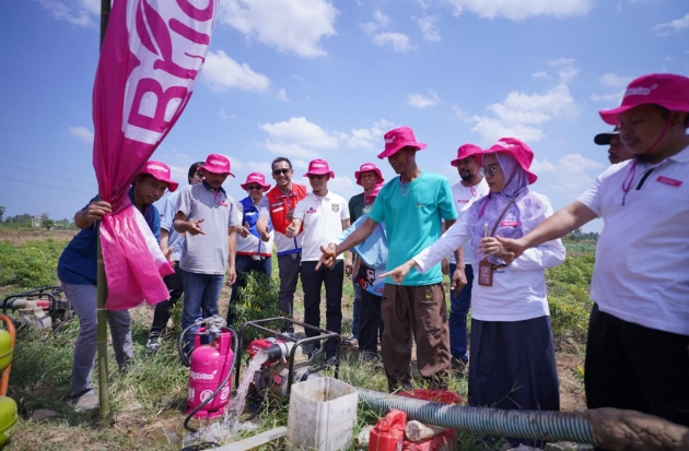 Bright Gas Jadi Alternatif Energi Pompa Irigasi Petani Gowa