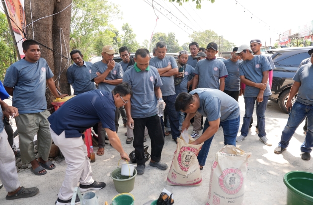 Antusiasme 100 Pekerja Bangunan di Takalar Ikuti Temu Tukang Semen Tonasa