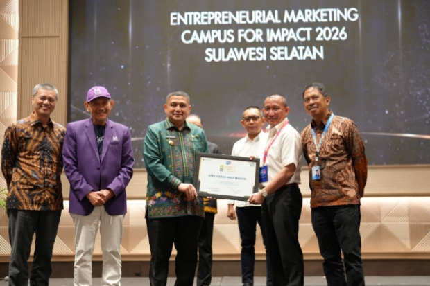 Unhas Raih Penghargaan Entrepreneurial Marketing Campus for Impact