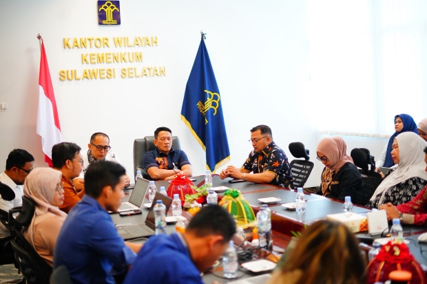 Kemenkum Sulsel Tindaklanjuti Hasil Pemeriksaan Kinerja Pelayanan Kekayaan Intelektual