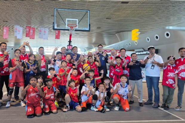 PT Angkasa Pura I Gelar Kompetisi Basket 3X3 di Area Bandara Sultan Hasanuddin