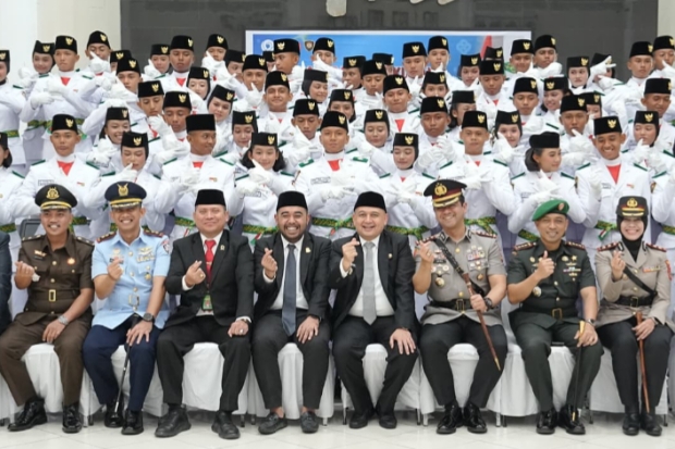 70 Paskibraka Makassar Siap Kibarkan Merah Putih di Karebosi