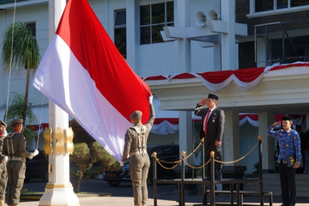 Upacara HUT Kemerdekaan RI di Bantaeng Soroti Surplus Beras Sulsel