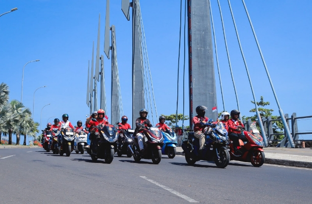 Asmo Sulsel Semarakkan HUT RI ke-81 Lewat Convoy Merdeka