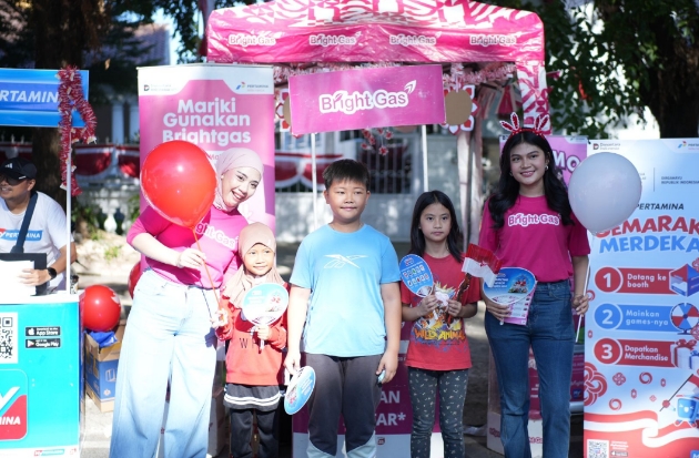 BrightGas Ramaikan CFD Makassar dengan Promo dan Lomba Rakyat