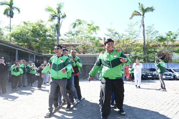 Mitra Grab Makassar Bersinergi Rayakan HUT ke-81 RI Bersama Lebih dari 810 Mitra di 9 Kota
