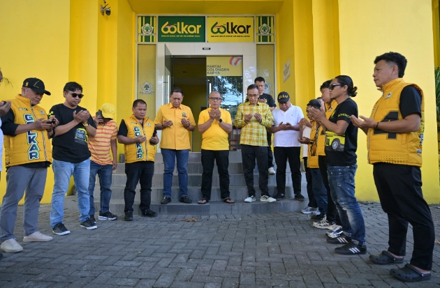 Roadshow 2 Golkar Sulsel Dimulai, IAS Sempatkan Pimpin Doa untuk Korban Gempa NTT