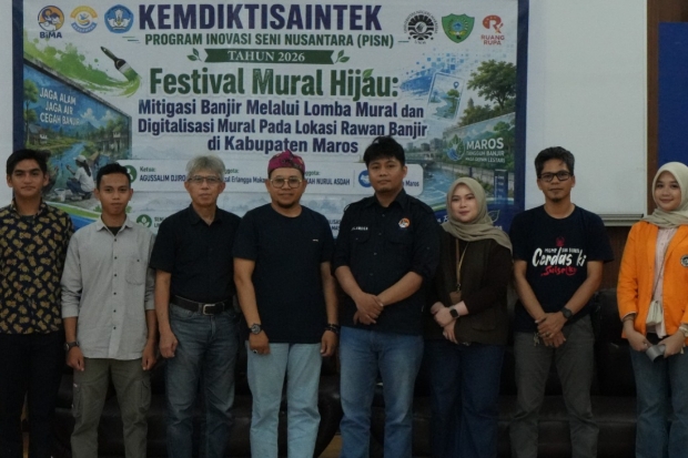 Festival Mural Hijau: Lomba dan Digitalisasi Mural Pada Lokasi Rawan Banjir di Maros
