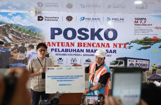 Pelindo - Pelni Kirim Bantuan untuk Korban Gempa NTT