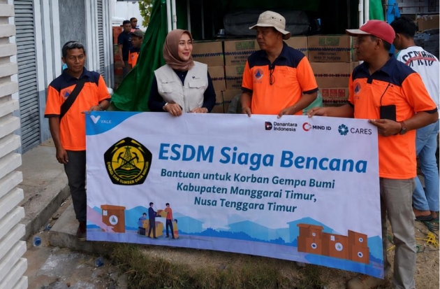 Peduli Korban Bencana NTT, PT Vale Salurkan Bantuan Kemanusiaan