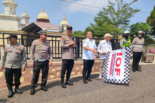 Lepas Offroader Lutim ke Bhayangkara Offroad Merdeka, Ibas Titip Pesan Jaga Nama Baik Daerah