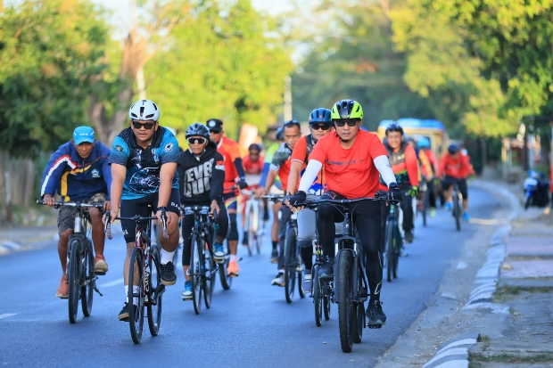 Bupati Bantaeng dan Dandim Gowes Bersama Perkuat Sinergi