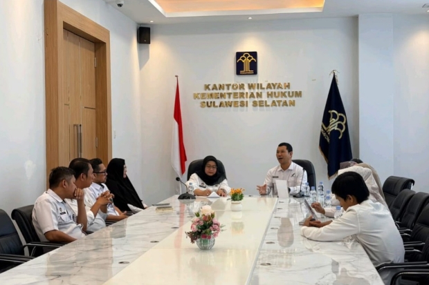Kemenkum Sulsel-BPOM Makassar Jajaki Kerja Sama Pelindungan Hukum Merek Obat dan Makanan