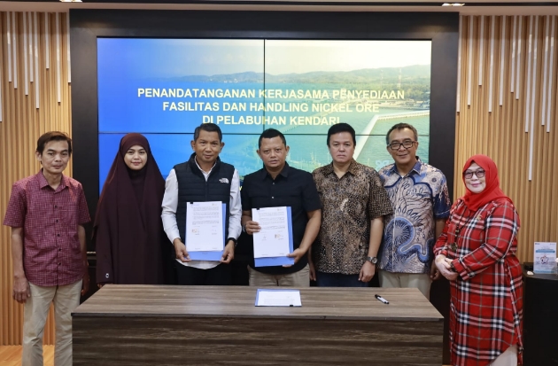 Pelindo dan IKM Perkuat Arus Logistik Nikel di Pelabuhan Kendari