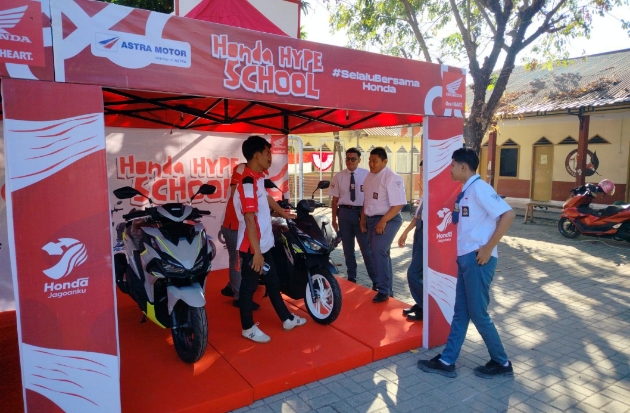Asmo Sulsel Sapa Pelajar Lewat Honda Hype School