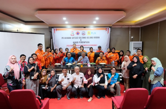 PLN Perkuat Satgas Kaltana Kaluku Bodoa Hadapi Kekeringan dan Kebakaran