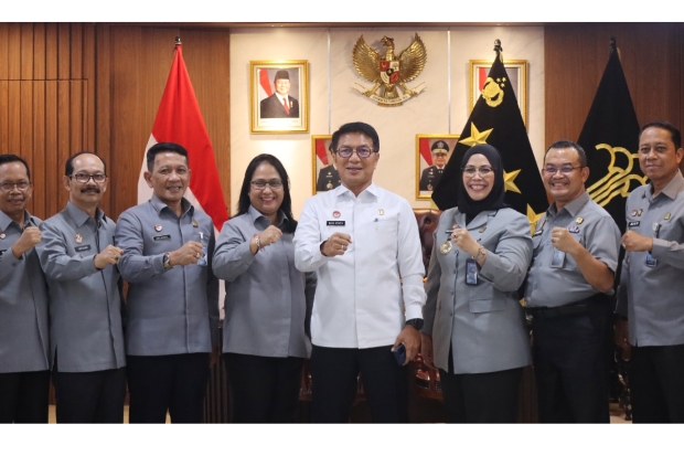 Kakanwil Kemenkum Sulsel Temui Sekjen dan Kepala Biro SDM, Bahas Isu Strategis