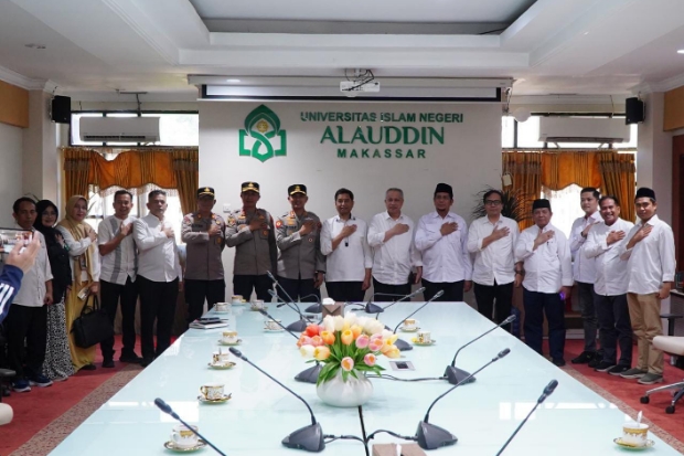 Rektor UIN Alauddin Terima Kunjungan Kapolresta Gowa untuk Perkuat Sinergi Institusi