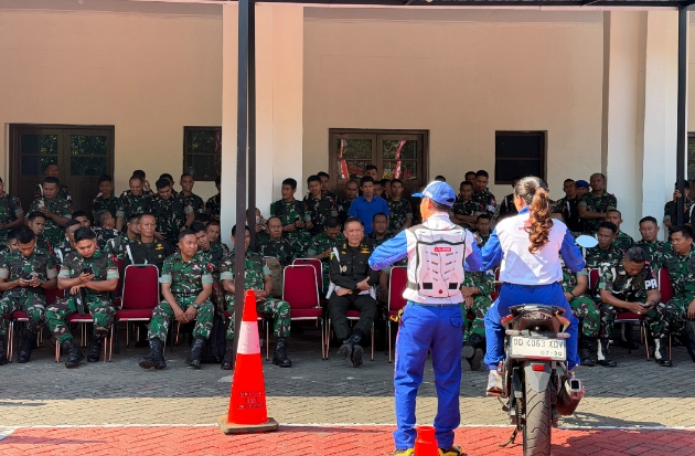 150 Peserta di Mapomdam XIV/Hasanuddin Ikuti Edukasi Safety Riding Asmo Sulsel