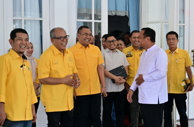 Temui Gubernur Sulsel, IAS: Golkar Selalu Sejalan dengan Pemerintahan