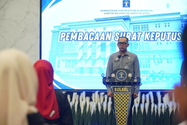 Kemenkum Sulsel Notaris Pengganti Kota Makassar Dilantik