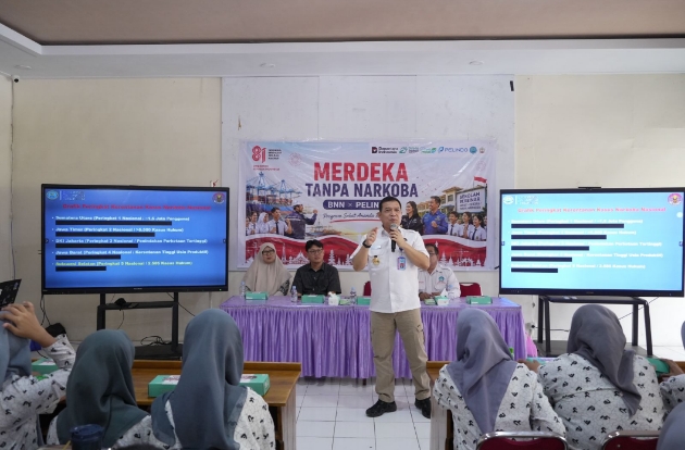 Pelindo Gandeng BNN Perkuat Edukasi Antinarkoba bagi Pelajar di Makassar
