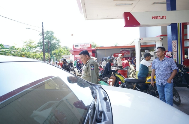 Pertamina Gandeng Lintas Sektor Perkuat Penguraian Antrean BBM di Sejumlah SPBU Makassar