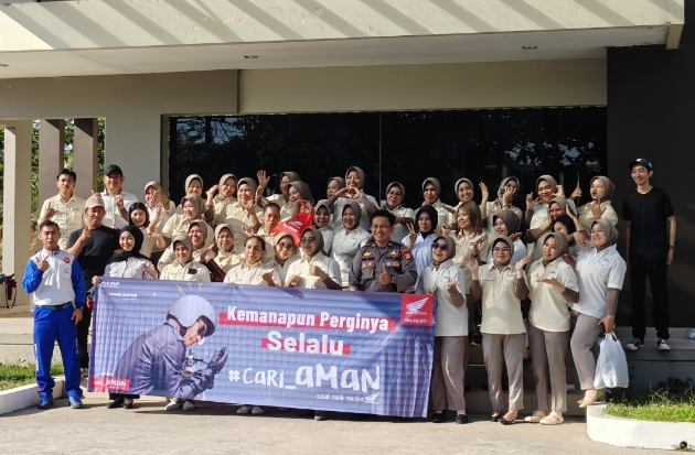 Asmo Sulsel Bekali 40 Karyawan Jordan Bakery Edukasi Safety Riding