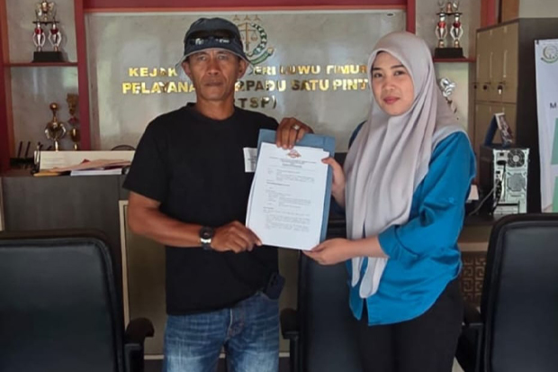 Mantan Bupati Lutim Budiman Dilaporkan ke Kejari Terkait Lahan Islamic Centre