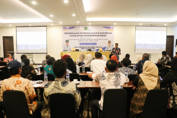 BPBD Luwu Timur Bekali Aparatur Desa Materi Penanggulangan Bencana
