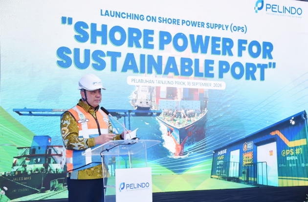 Dorong Green Port, Pelindo Resmikan Layanan Onshore Power Supply di Tanjung Priok