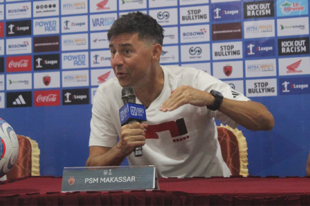 Darije Kalezic Tegaskan PSM Siap Hadapi Persita Tangerang di GBH Parepare