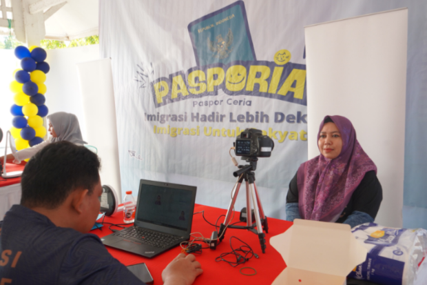 PaspoRia Hadir di Car Free Day Lansirang Park, Warga Antusias Urus Paspor