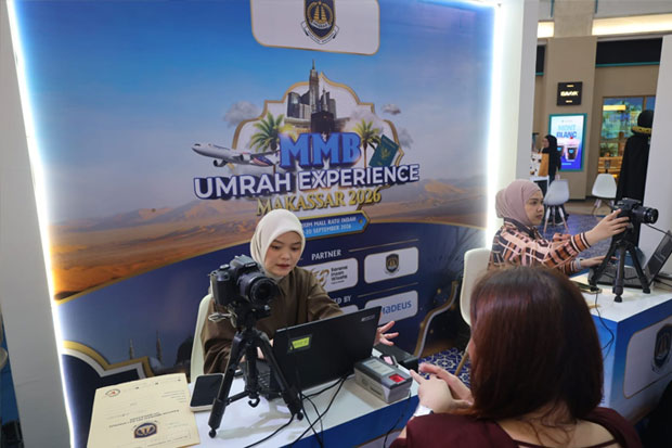 Layanan Pasporia di Mal Ratu Indah Makassar Layani 100 Pemohon