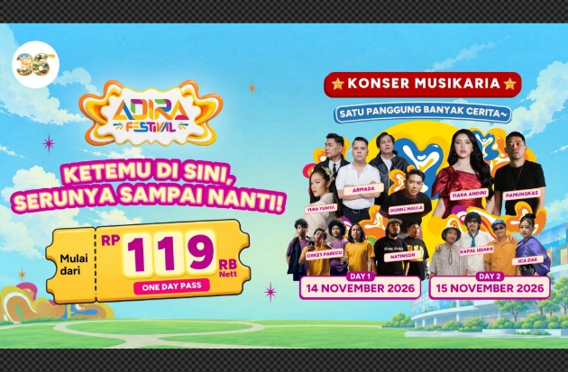 Tiket Presale Musikaria Adira Festival Makassar Dibuka, Harga Mulai Rp119 Ribu
