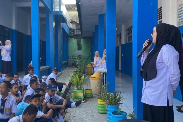 324 Siswa SMPN 45 Makassar Terima Edukasi Sistem Peradilan Pidana Anak