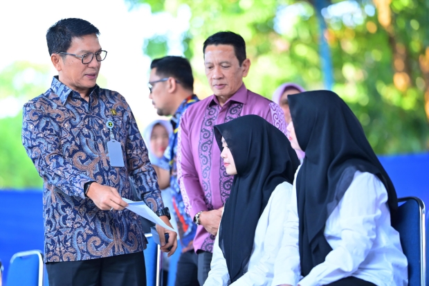 Sekjen Kemenkum Nico Afinta Pantau Pelaksanaan SKD POLTEKPIN 2026 di Makassar